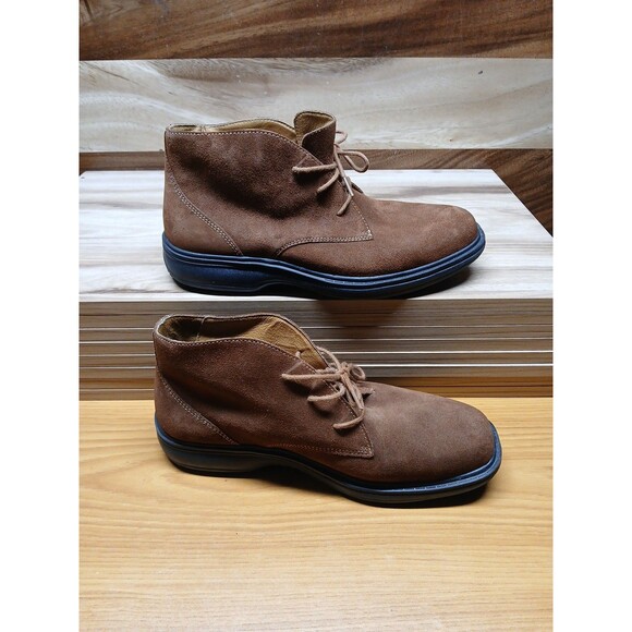 DR. COMFORT Aetrex Brown Suede Boots Diabetic Pressure Relief 9 EXTRA WIDE 7930 - Picture 3 of 10